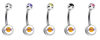 Los Angeles Lakers Swarovski Classic Style 7/16