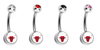 Chicago Bulls Swarovski Classic Style 7/16