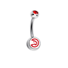 Atlanta Hawks Red Swarovski Classic Style 7/16