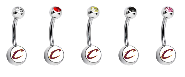 Cleveland Cavaliers C Logo Swarovski Classic Style 7/16