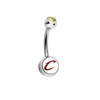 Cleveland Cavaliers C Logo Gold Swarovski Classic Style 7/16
