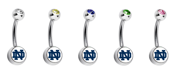 Notre Dame Fighting Irish Swarovski Classic Style 7/16
