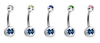 Notre Dame Fighting Irish Swarovski Classic Style 7/16