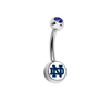 Notre Dame Fighting Irish Blue Swarovski Classic Style 7/16