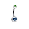 Notre Dame Fighting Irish Green Swarovski Classic Style 7/16