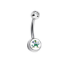 Notre Dame Fighting Irish Mascot Clear Swarovski Classic Style 7/16