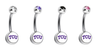 TCU Horned Frogs Swarovski Classic Style 7/16