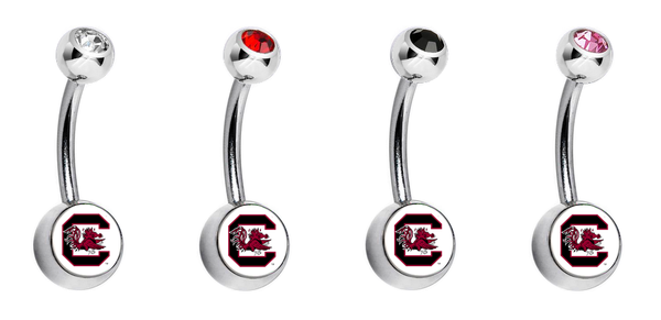 South Carolina Gamecocks Swarovski Classic Style 7/16