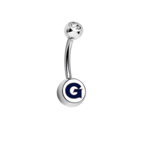 Georgetown Hoyas Clear Swarovski Classic Style 7/16