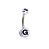 Georgetown Hoyas Blue Swarovski Classic Style 7/16