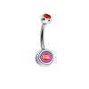 Detroit Pistons Red Swarovski Classic Style 7/16