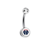 Washington Wizards Clear Swarovski Classic Style 7/16