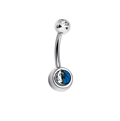 Dallas Mavericks Clear Swarovski Classic Style 7/16