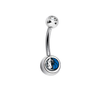Dallas Mavericks Clear Swarovski Classic Style 7/16