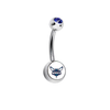 Charlotte Hornets Blue Swarovski Classic Style 7/16