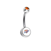Oklahoma City Thunder Swarovski Orange Classic Style 7/16