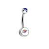 Oklahoma City Thunder Swarovski Blue Classic Style 7/16
