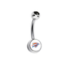 Oklahoma City Thunder Swarovski Black Classic Style 7/16