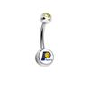 Indiana Pacers Swarovski Gold Classic Style 7/16