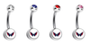 Washington Capitals Swarovski Classic Style 7/16