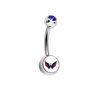 Washington Capitals Swarovski Blue Classic Style 7/16