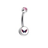 Washington Capitals Swarovski Pink Classic Style 7/16