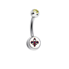 New Orleans Pelicans Swarovski Gold Classic Style 7/16