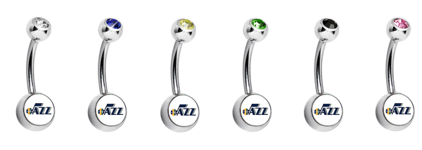 Utah Jazz Swarovski Classic Style 7/16