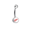 Detroit Red Wings Clear Swarovski Classic Style 7/16