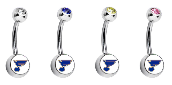 St Louis Blues Swarovski Classic Style 7/16