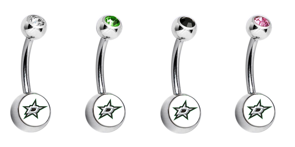 Dallas Stars Swarovski Classic Style 7/16
