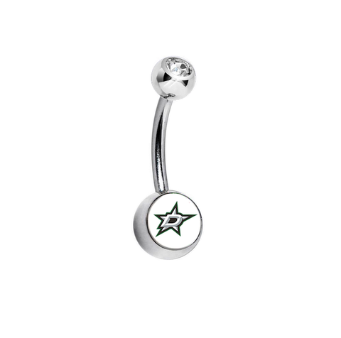 Dallas Stars Swarovski Clear Classic Style 7/16