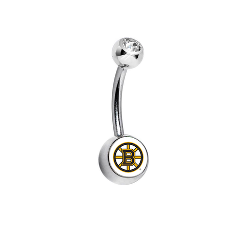 Boston Bruins Swarovski Clear Classic Style 7/16