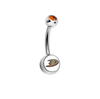 Anaheim Ducks Swarovski Orange Classic Style 7/16