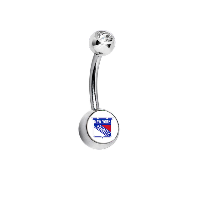 New York Rangers Clear Swarovski Classic Style 7/16
