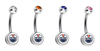 Edmonton Oilers Swarovski Classic Style 7/16