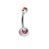 New York Islanders Swarovski Orange Classic Style 7/16