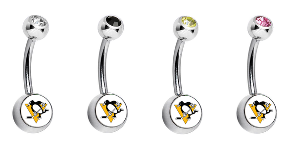 Pittsburgh Penguins Swarovski Classic Style 7/16