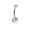 Pittsburgh Penguins Swarovski Gold Classic Style 7/16