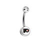 Philadelphia Flyers Swarovski Clear Classic Style 7/16