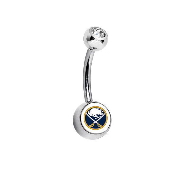 Buffalo Sabres Swarovski Clear Classic Style 7/16