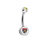 Florida Panthers Swarovski Gold Classic Style 7/16
