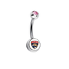 Florida Panthers Swarovski Pink Classic Style 7/16