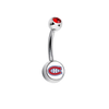 Montreal Canadiens Swarovski Red Classic Style 7/16