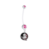 Florida State Seminoles New Logo Pregnancy Maternity Pink Belly Button Navel Ring - Pick Your Color