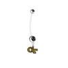 Georgia Tech Yellow Jackets Pregnancy Maternity Black Belly Button Navel Ring - Pick Your Color