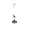 Florida Gators Pregnancy Maternity Orange Belly Button Navel Ring - Pick Your Color