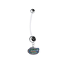 Florida Gators Pregnancy Maternity Black Belly Button Navel Ring - Pick Your Color