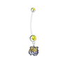 LSU Tigers Pregnancy Gold Maternity Belly Button Navel Ring - Pick Your Color