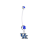 Kentucky Wildcats Pregnancy Maternity Blue Belly Button Navel Ring - Pick Your Color